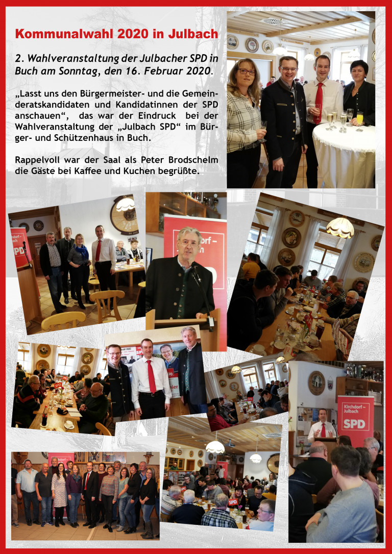 2. Wahlveranstaltung der Julbacher SPD in Buch